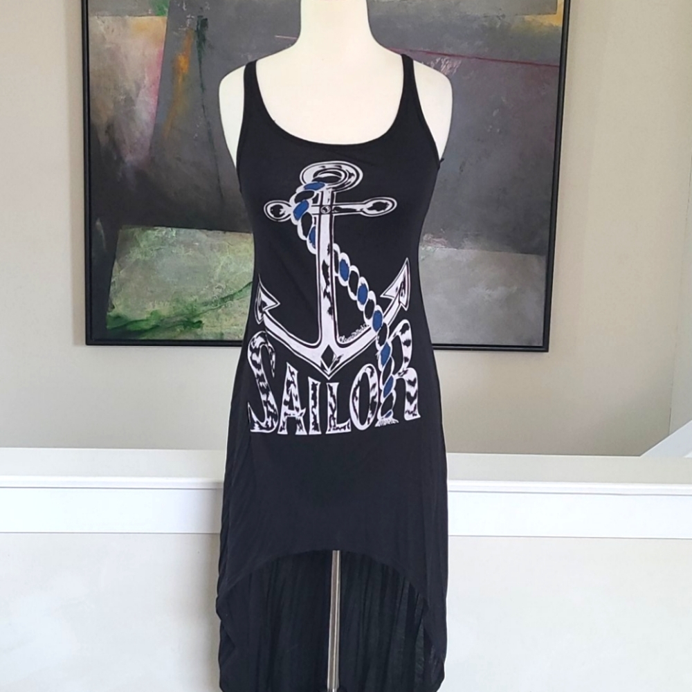 Lauren Moshi High Low Tank Dress Size XS